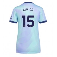 Camiseta Arsenal Jakub Kiwior #15 Tercera Equipación para mujer 2024-25 manga corta